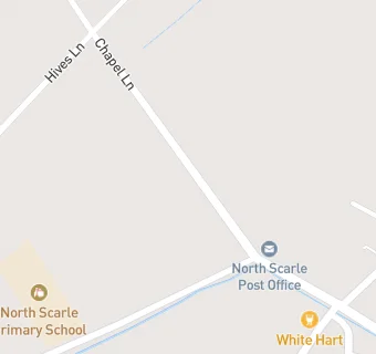 map for North Scarle PO & Stores