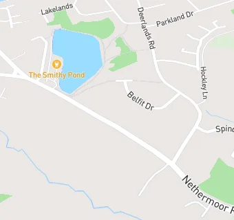 map for The Smithy Pond