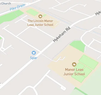 map for Manor Leas Junior Academy