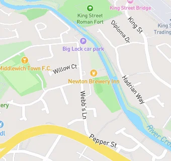 map for The Big Lock Inn