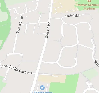 map for Branston Surgery