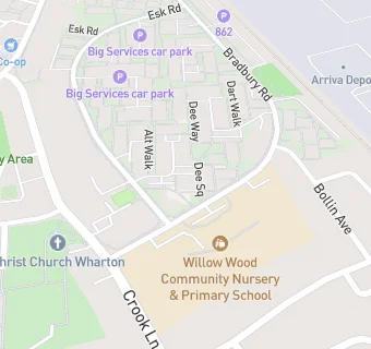 map for Morrisons Daily (Willow Square)