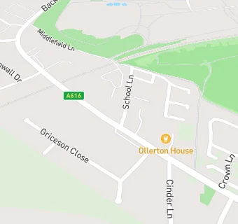 map for The Ollerton House Public House