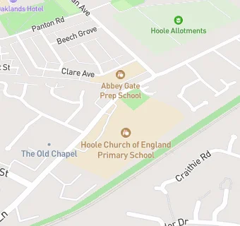 map for Hoole Church of England Primary School