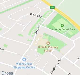 map for Oldfield Primary School