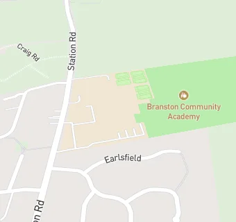 map for Branston Community Academy