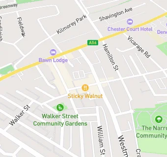 map for Sticky Walnut