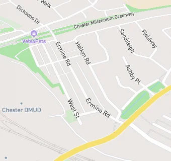 map for Hoole Fish Bar