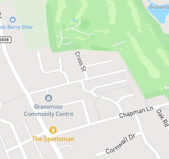 map for Grassmoor Community Centre