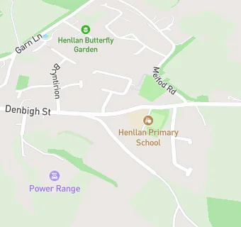 map for Clwb Brecwast Ysgol Henllan