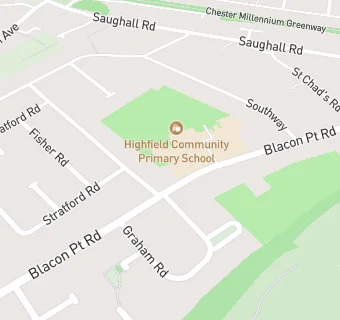 map for Highfield Community Primary School