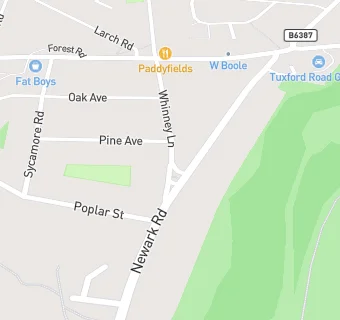 map for Parkgate Academy