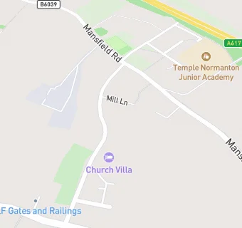 map for B And B Church Villa