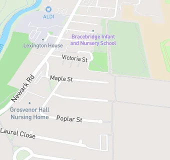 map for Grosvenor Hall Nursing Home