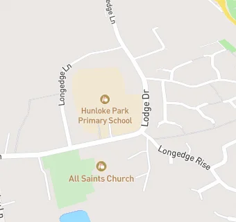 map for Hunloke Park Primary School Extended Services