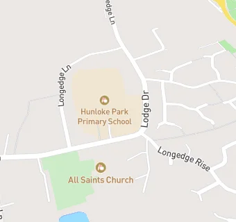 map for Hunloke Park Primary School