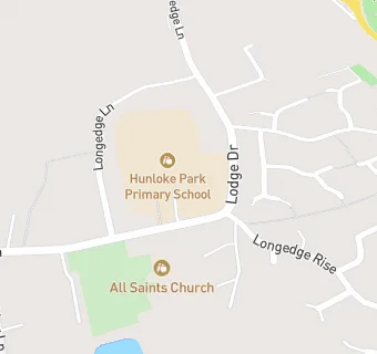 map for Hunloke Park Primary School