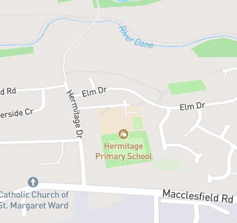 map for Hermitage Primary School