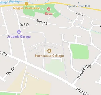 map for Horncastle College