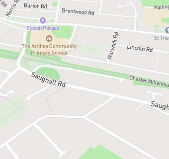 map for The Arches Community Primary School