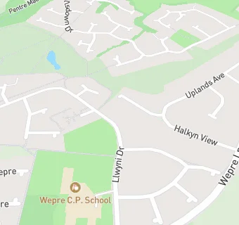 map for Wepre Out of School Club