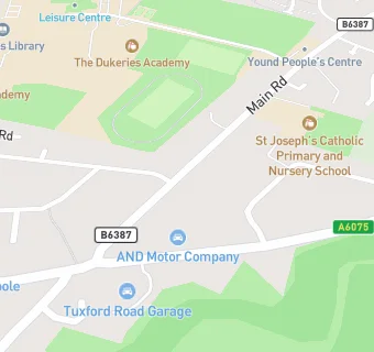 map for St Joseph's R C Primary And Nursery School