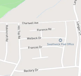 map for Wingerworth Wonder Years