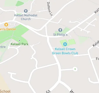 map for Kelsall Medical Centre