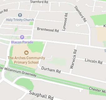 map for Blacon Day Nursery