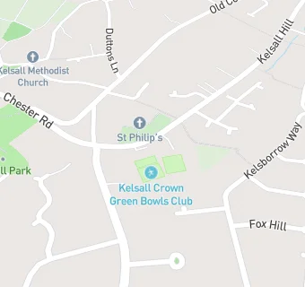 map for Kelsall Social Club