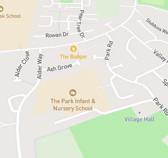 map for The Park Infant & Nursery School