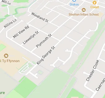 map for Ysgol Y Bryn