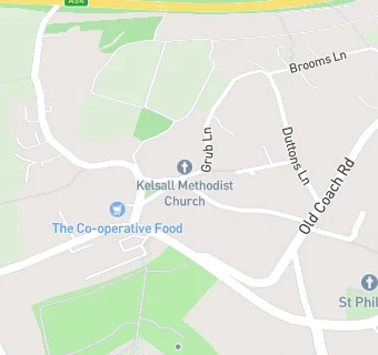 map for Kelsall Methodist Church