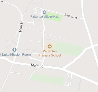 map for Palterton Primary School