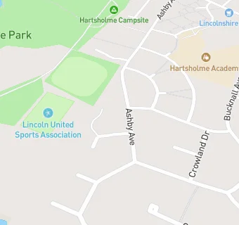 map for Hartsholme/Lincoln United Sports Association