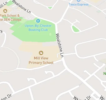 map for Mill View Primary School