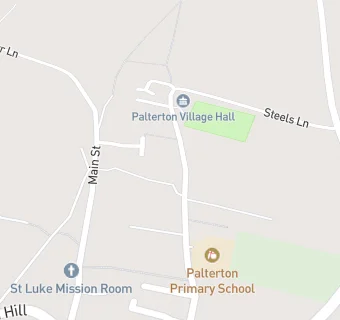 map for Palterton Primary School