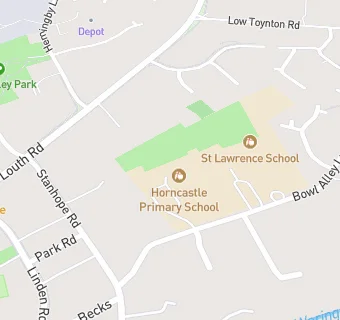 map for Horncastle Primary School