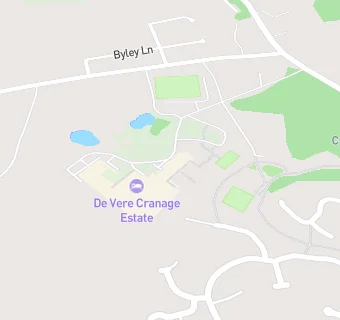 map for De Vere Cranage Estates