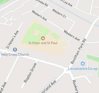 map for St Peter and St Paul, Catholic Voluntary Academy