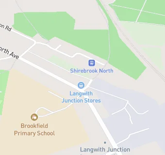 map for Langwith Junction Stores