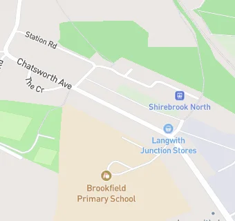 map for Brookfield Primary School