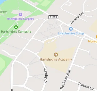 map for Hartsholme Academy