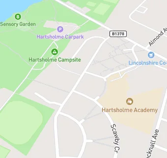 map for Hartsholme House