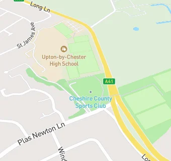 map for Cheshire County Sports Club