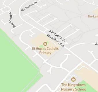 map for St Hugh's Catholic Primary School