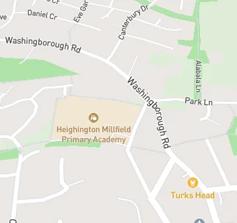 map for Heighington Millfield Primary Academy