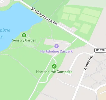 map for The Cafe at Hartsholme Park Ltd