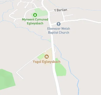 map for Ysgol Eglwysbach