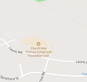 map for Church Vale Primary School and Foundation Unit